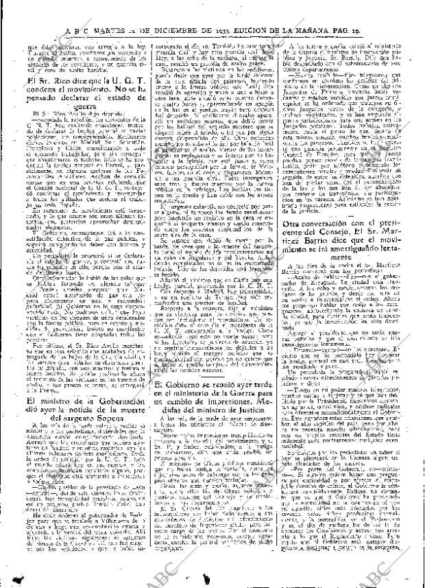ABC MADRID 12-12-1933 página 19