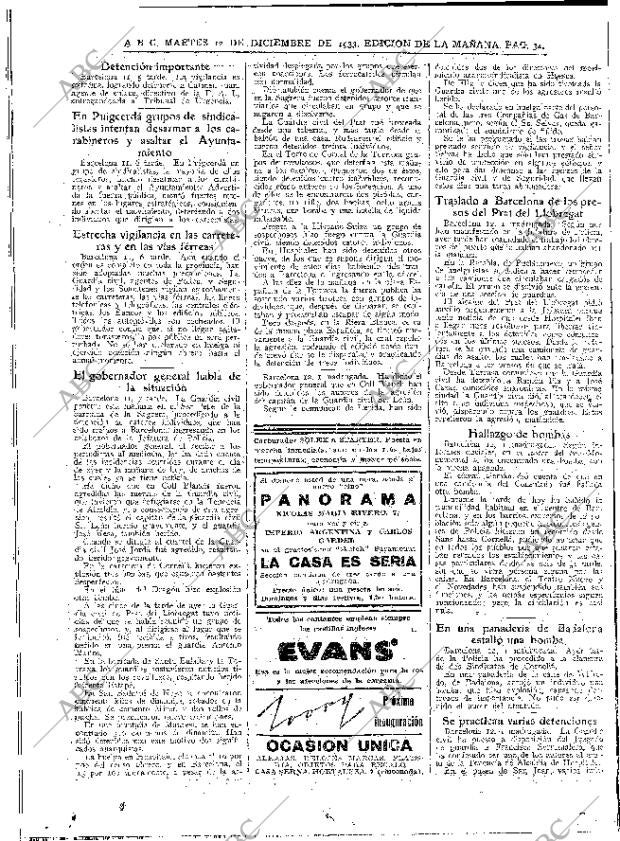 ABC MADRID 12-12-1933 página 34