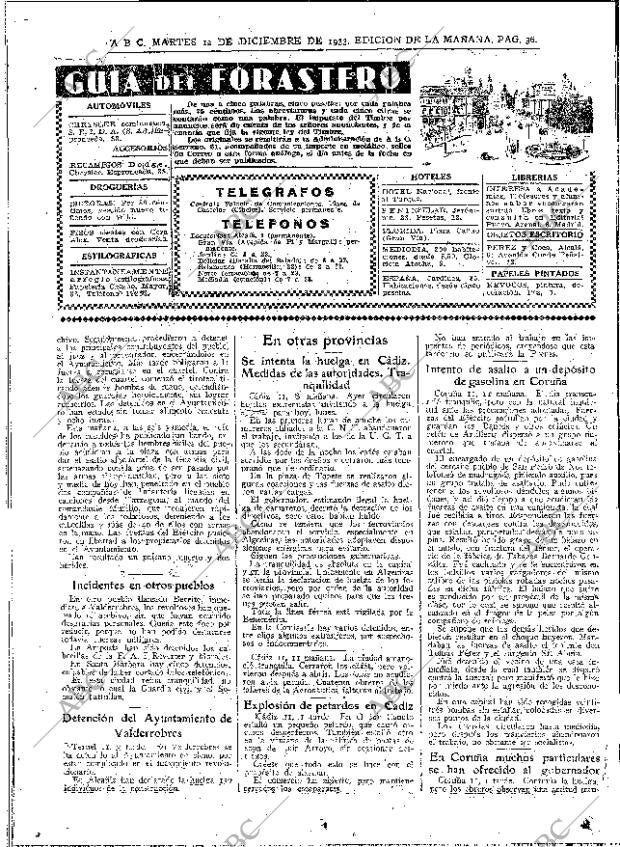 ABC MADRID 12-12-1933 página 36