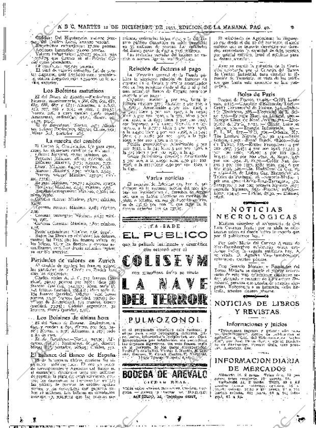 ABC MADRID 12-12-1933 página 40
