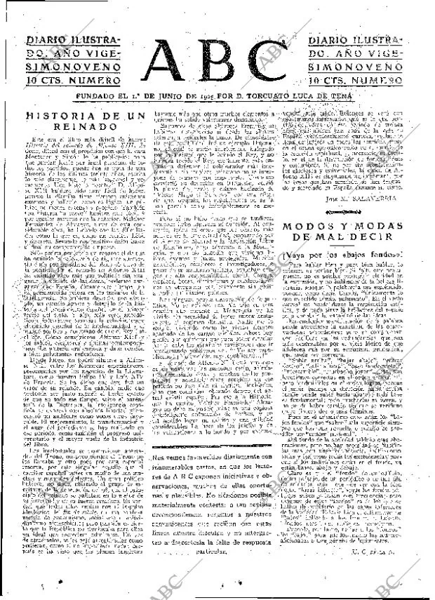 ABC MADRID 13-12-1933 página 3