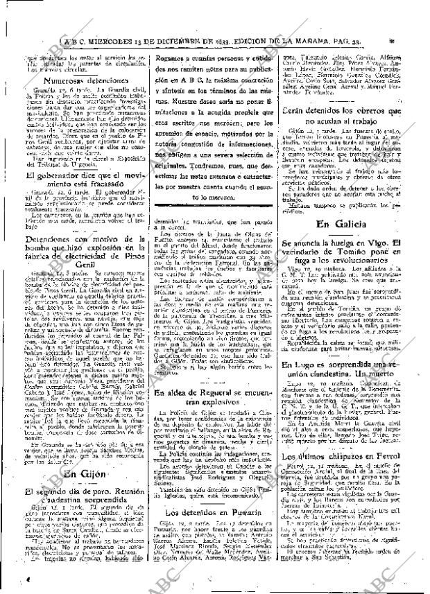 ABC MADRID 13-12-1933 página 33