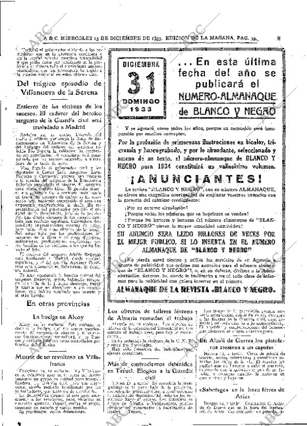 ABC MADRID 13-12-1933 página 39