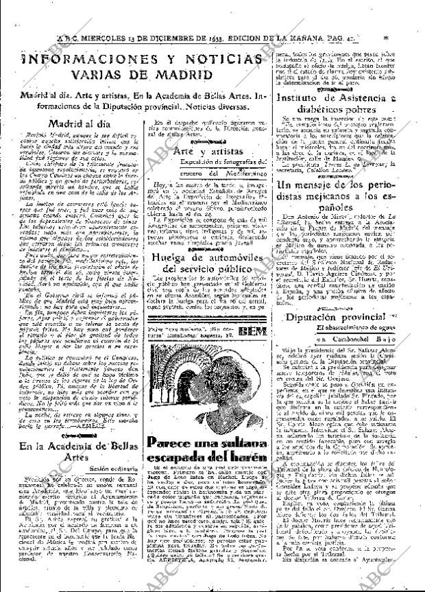 ABC MADRID 13-12-1933 página 41