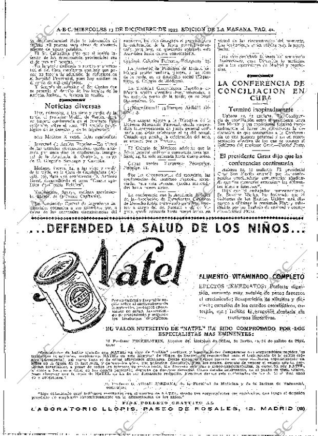 ABC MADRID 13-12-1933 página 42