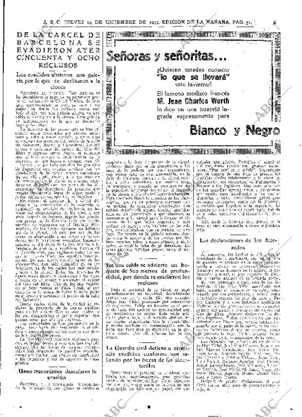 ABC MADRID 14-12-1933 página 31