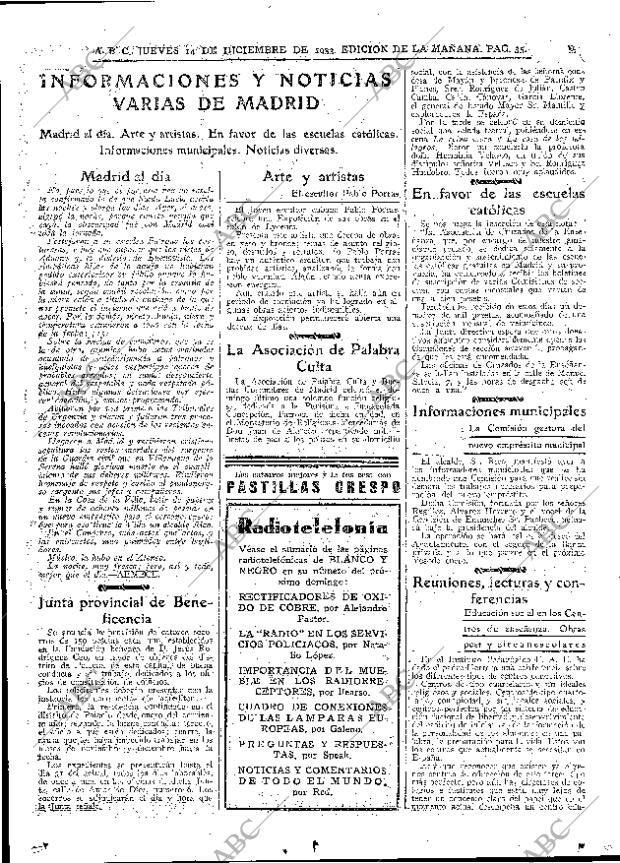 ABC MADRID 14-12-1933 página 35