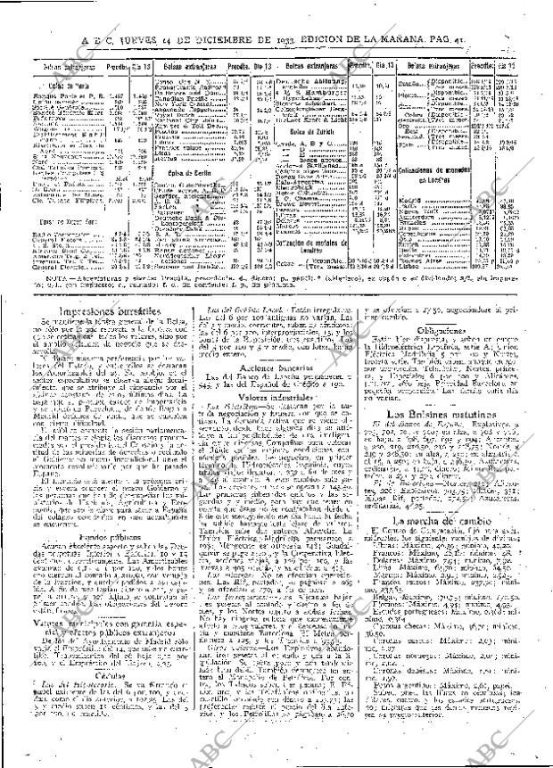ABC MADRID 14-12-1933 página 41