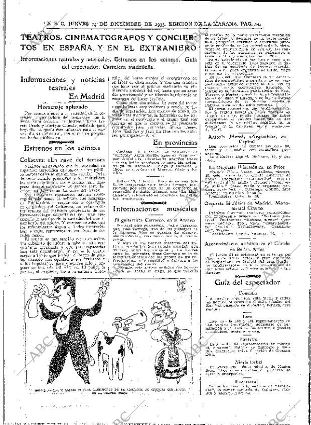 ABC MADRID 14-12-1933 página 44
