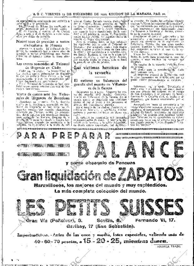 ABC MADRID 15-12-1933 página 20