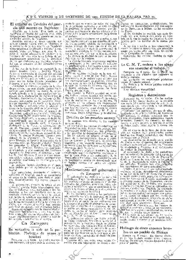 ABC MADRID 15-12-1933 página 21