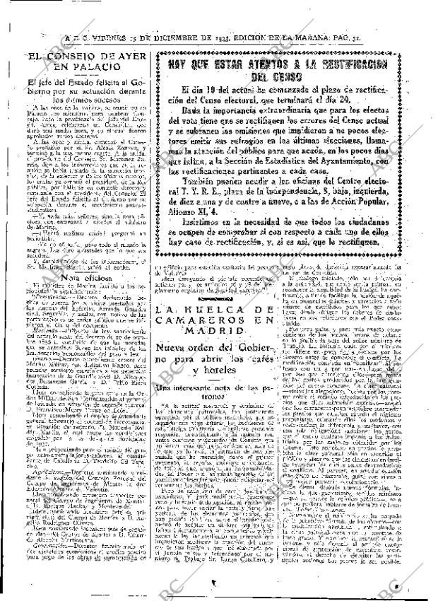 ABC MADRID 15-12-1933 página 31
