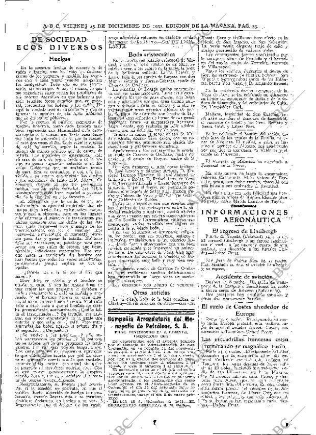 ABC MADRID 15-12-1933 página 33
