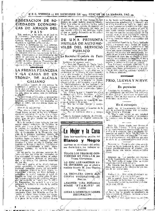ABC MADRID 15-12-1933 página 44