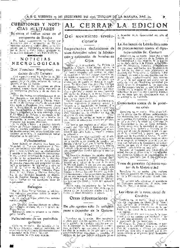 ABC MADRID 15-12-1933 página 45