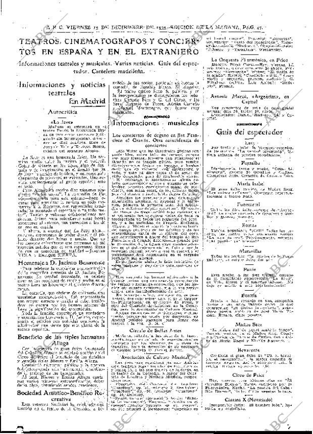ABC MADRID 15-12-1933 página 47