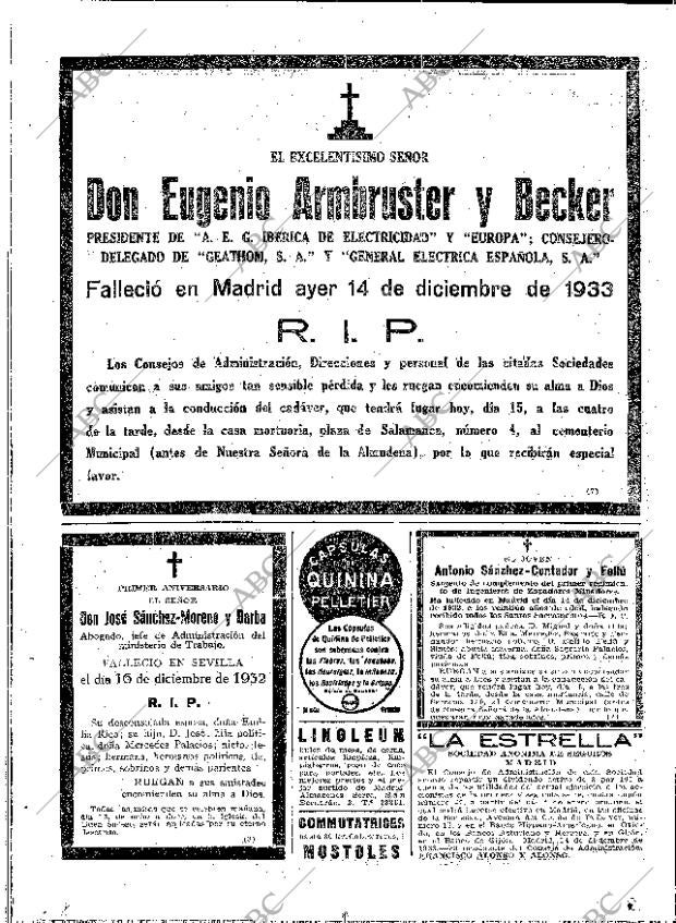 ABC MADRID 15-12-1933 página 56
