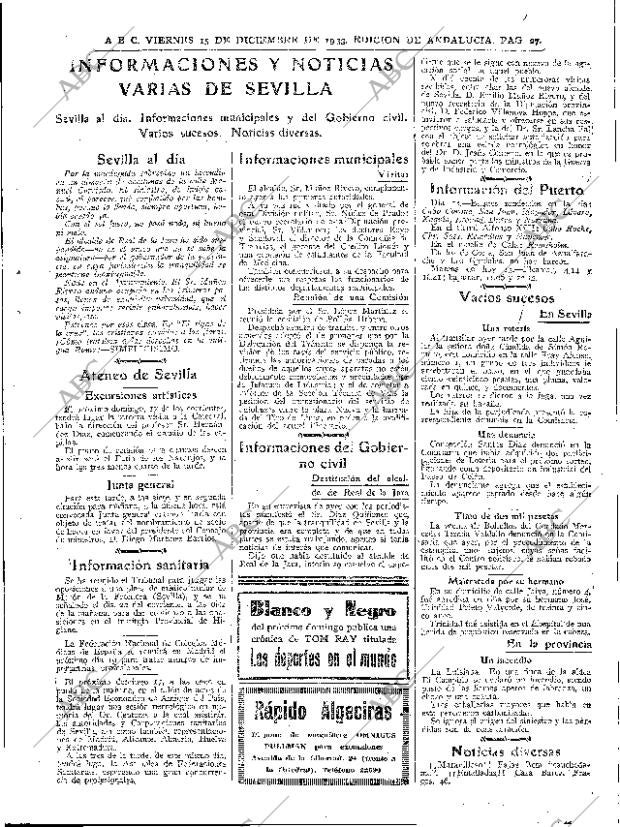 ABC SEVILLA 15-12-1933 página 27