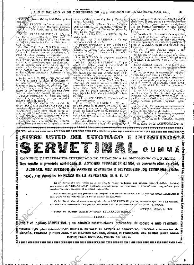 ABC MADRID 16-12-1933 página 22