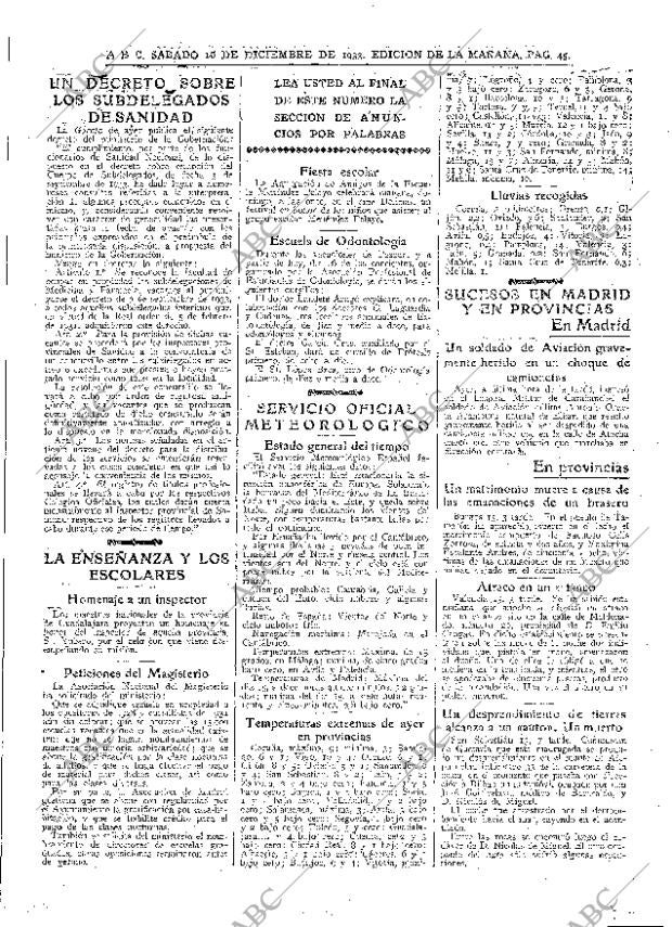 ABC MADRID 16-12-1933 página 45