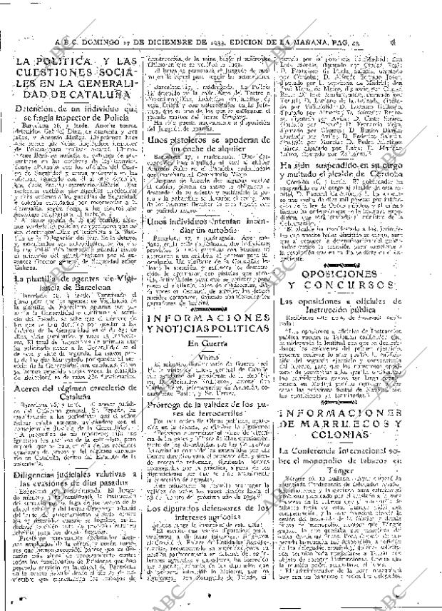 ABC MADRID 17-12-1933 página 27