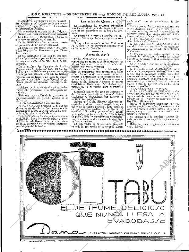 ABC SEVILLA 20-12-1933 página 22