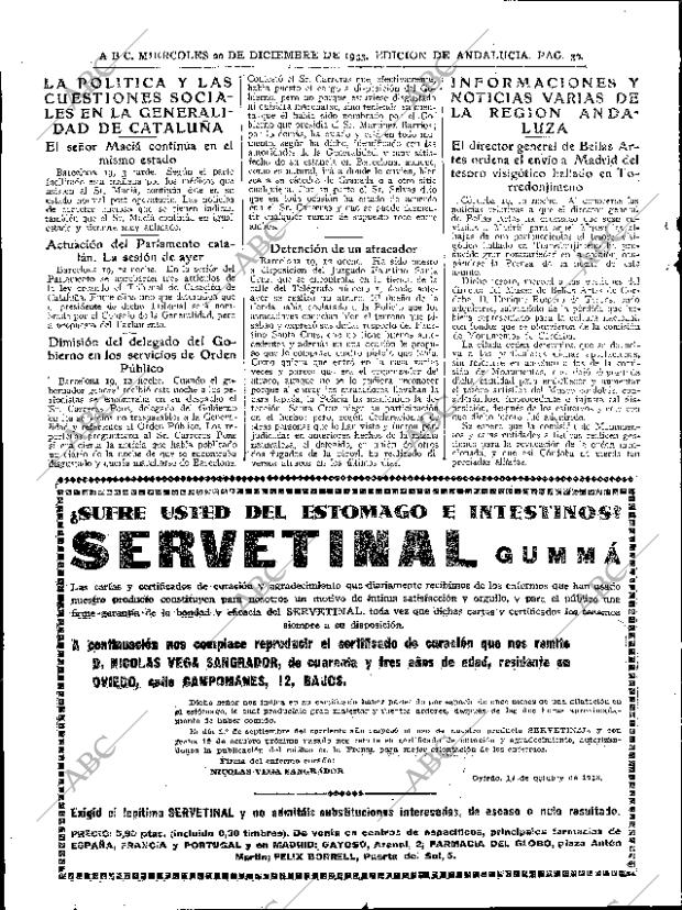 ABC SEVILLA 20-12-1933 página 30