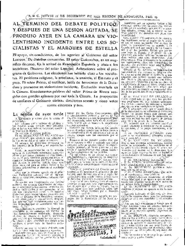 ABC SEVILLA 21-12-1933 página 19