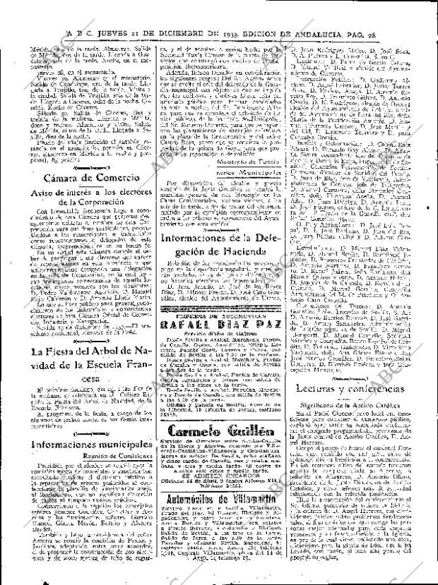 ABC SEVILLA 21-12-1933 página 26