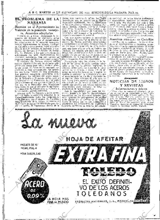 ABC MADRID 26-12-1933 página 24