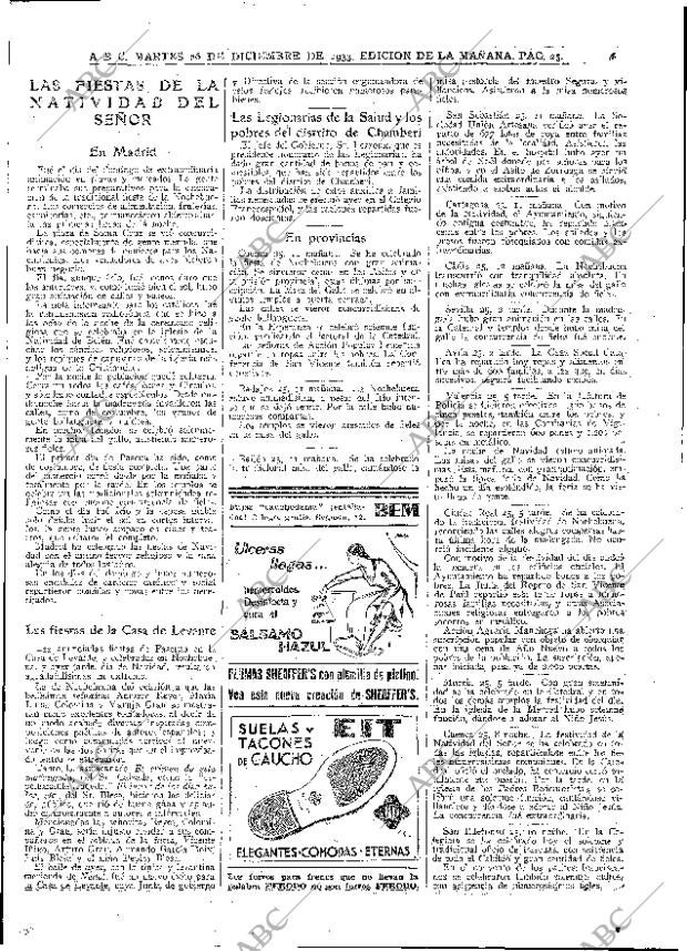 ABC MADRID 26-12-1933 página 25