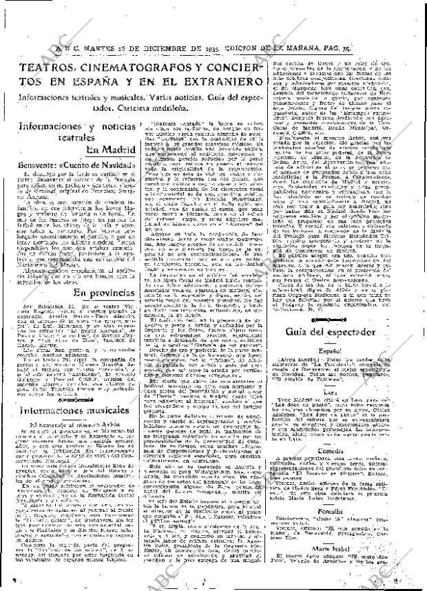 ABC MADRID 26-12-1933 página 35