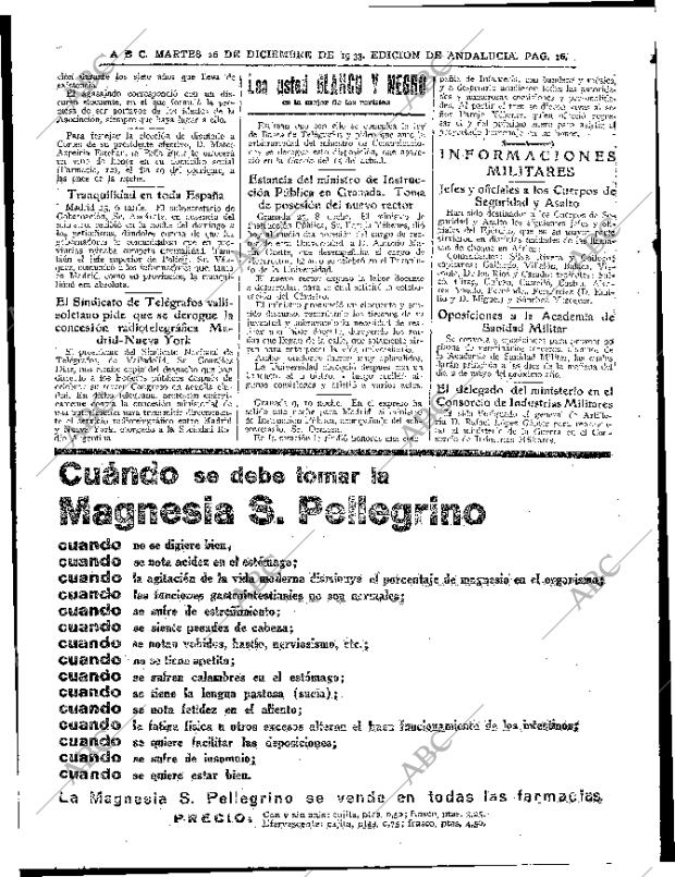 ABC SEVILLA 26-12-1933 página 16