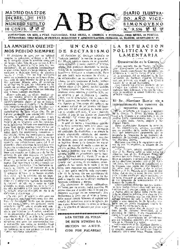 ABC MADRID 27-12-1933 página 17