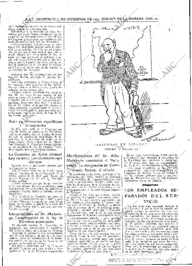 ABC MADRID 27-12-1933 página 19