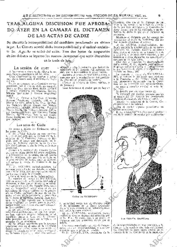 ABC MADRID 27-12-1933 página 21