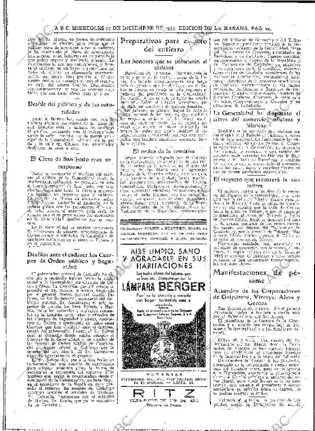 ABC MADRID 27-12-1933 página 24