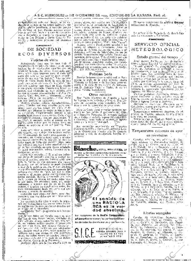 ABC MADRID 27-12-1933 página 28