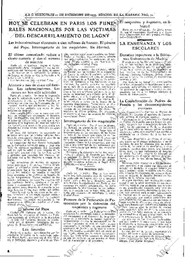 ABC MADRID 27-12-1933 página 31