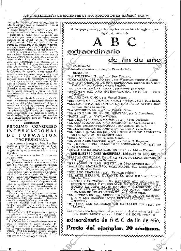 ABC MADRID 27-12-1933 página 37