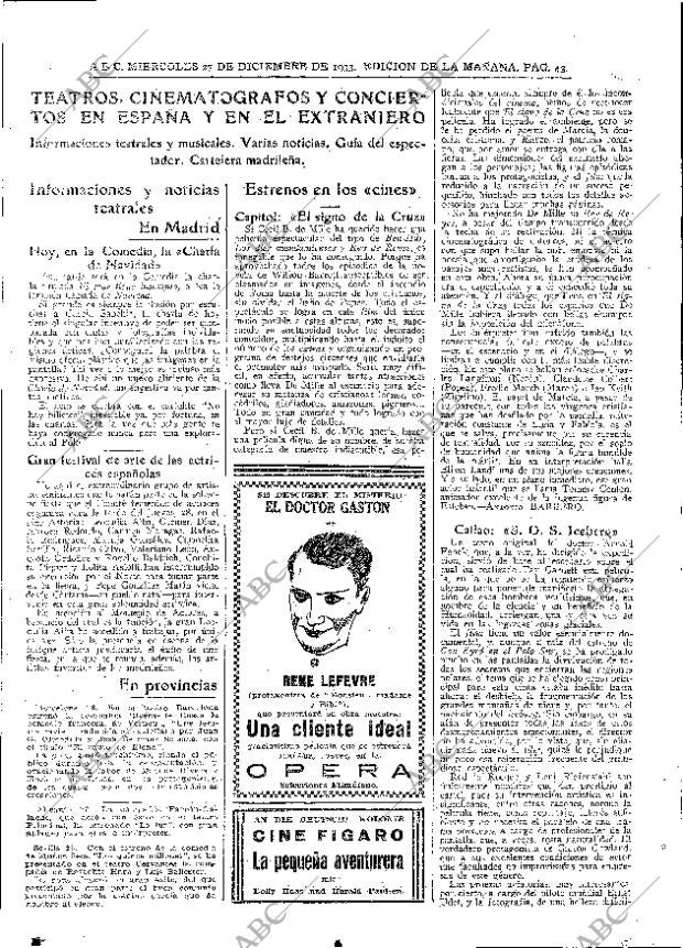 ABC MADRID 27-12-1933 página 43