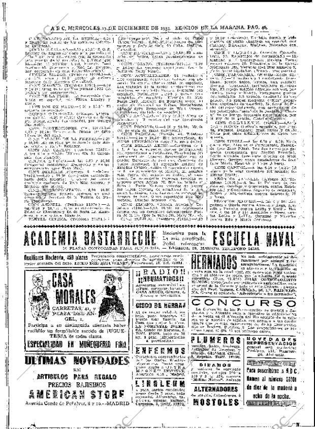 ABC MADRID 27-12-1933 página 46