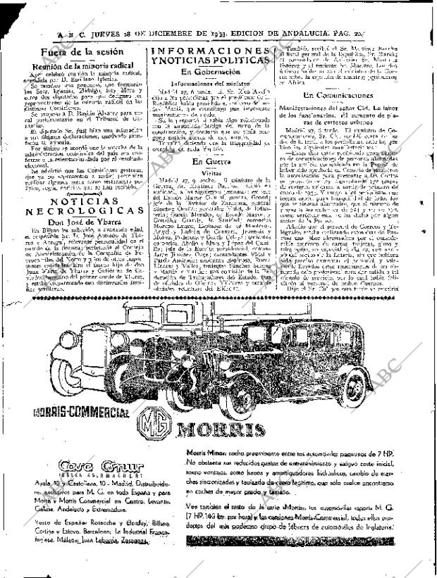 ABC SEVILLA 28-12-1933 página 20