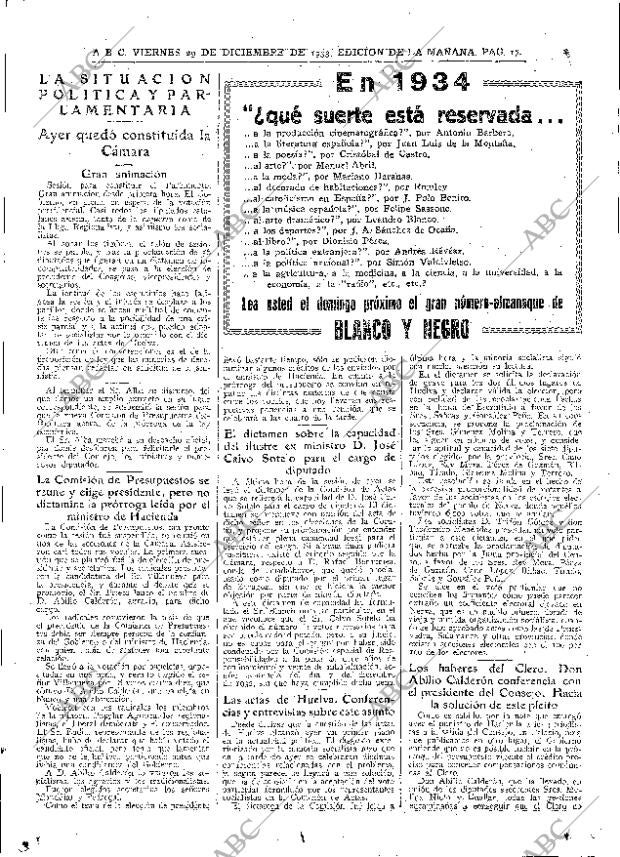 ABC MADRID 29-12-1933 página 17