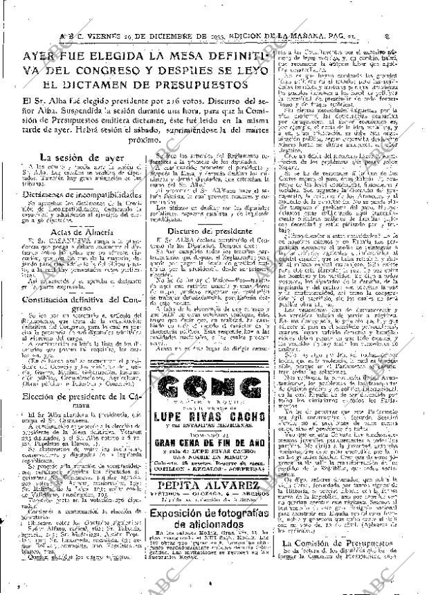 ABC MADRID 29-12-1933 página 21