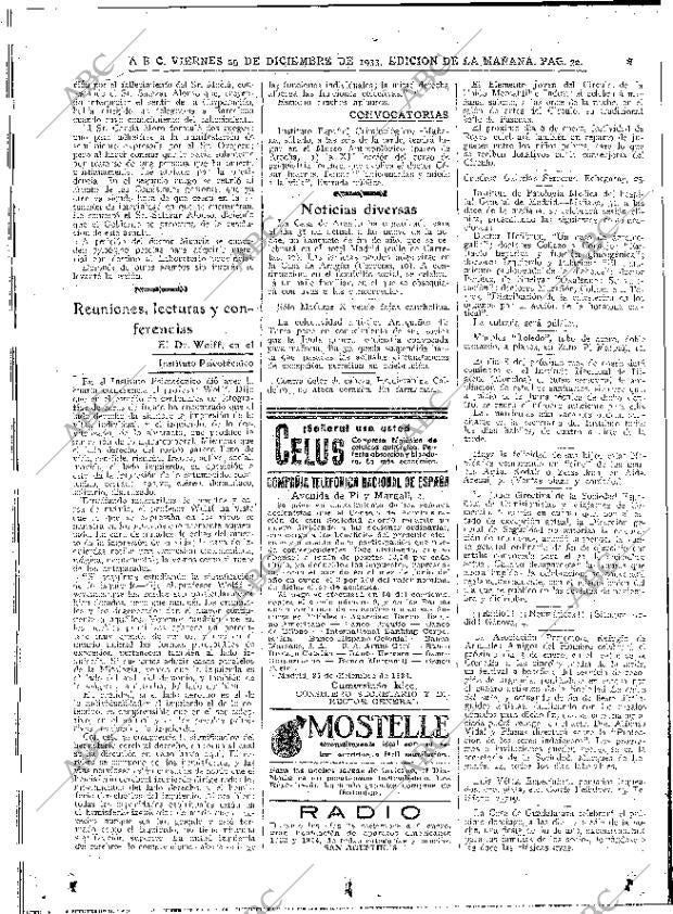 ABC MADRID 29-12-1933 página 32