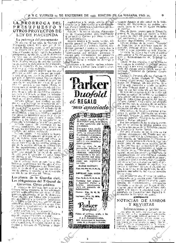ABC MADRID 29-12-1933 página 35