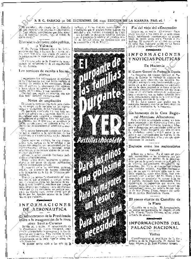ABC MADRID 30-12-1933 página 26