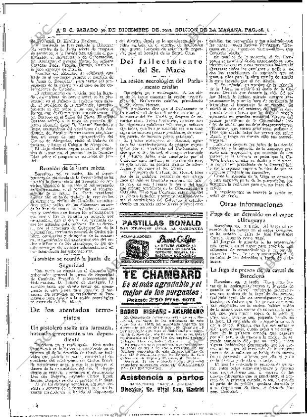 ABC MADRID 30-12-1933 página 28