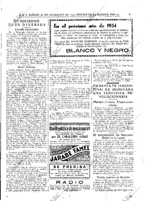 ABC MADRID 30-12-1933 página 29